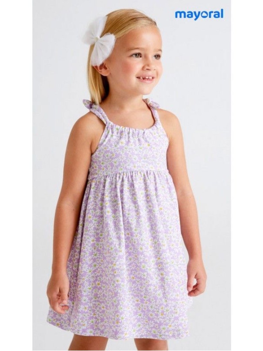 Mayoral Summer Lilac Daisy Dress size 2